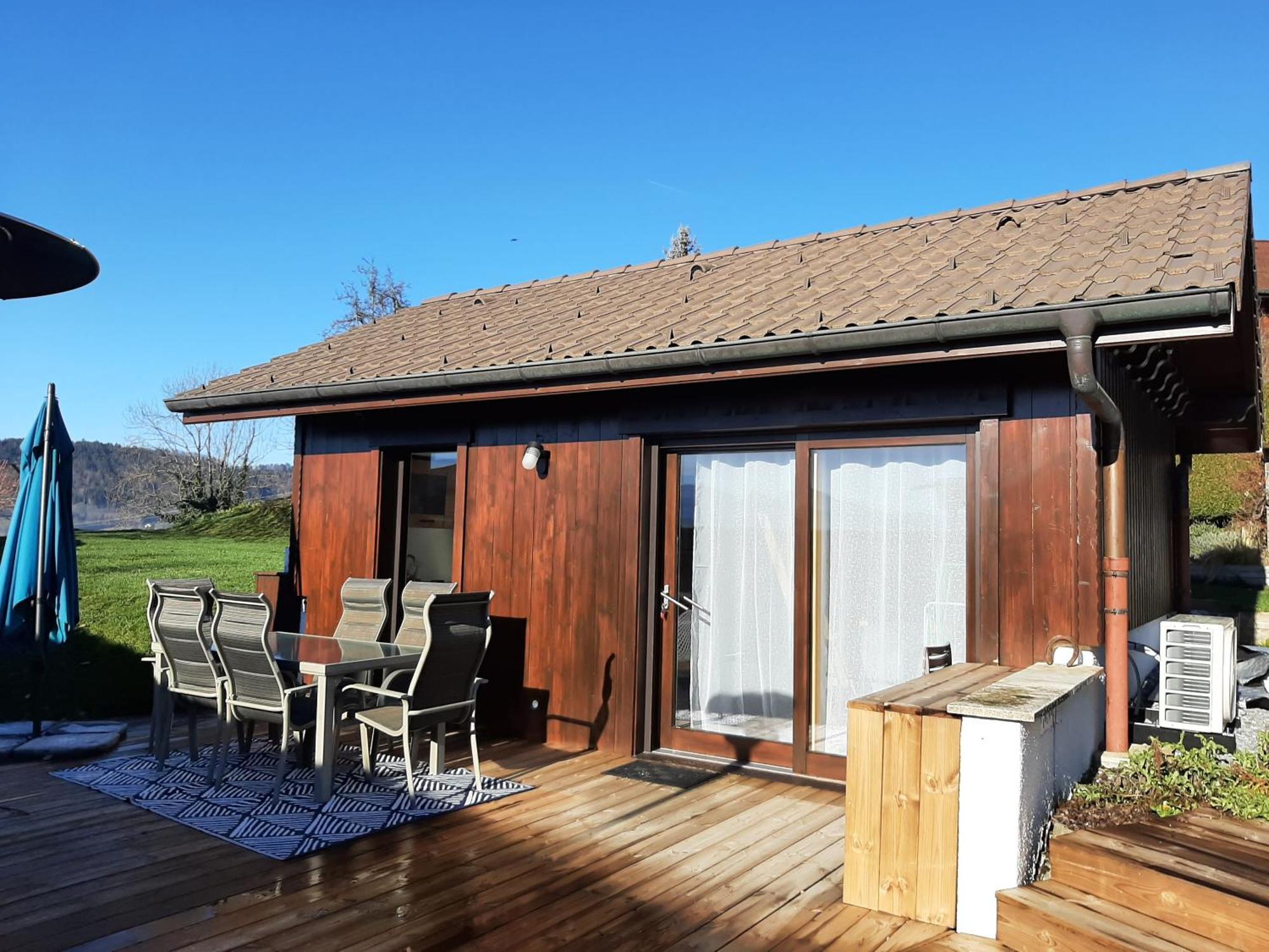 5 Min Des Pistes De Ski Grand Studio Mezzanine Viuz-en-Sallaz Exterior foto